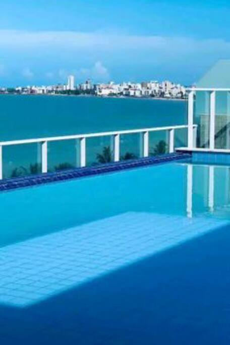Flat Bello Plaza - Piscina Com Vista Da Orla Cabedelo Extérieur photo